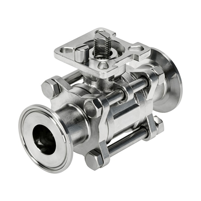 Кран шаровой, Clamp DIN 32676